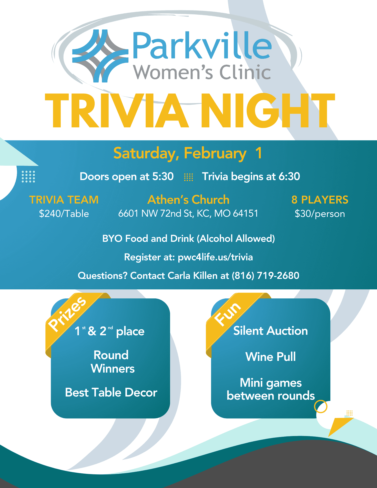 2025 Trivia Night Flyer